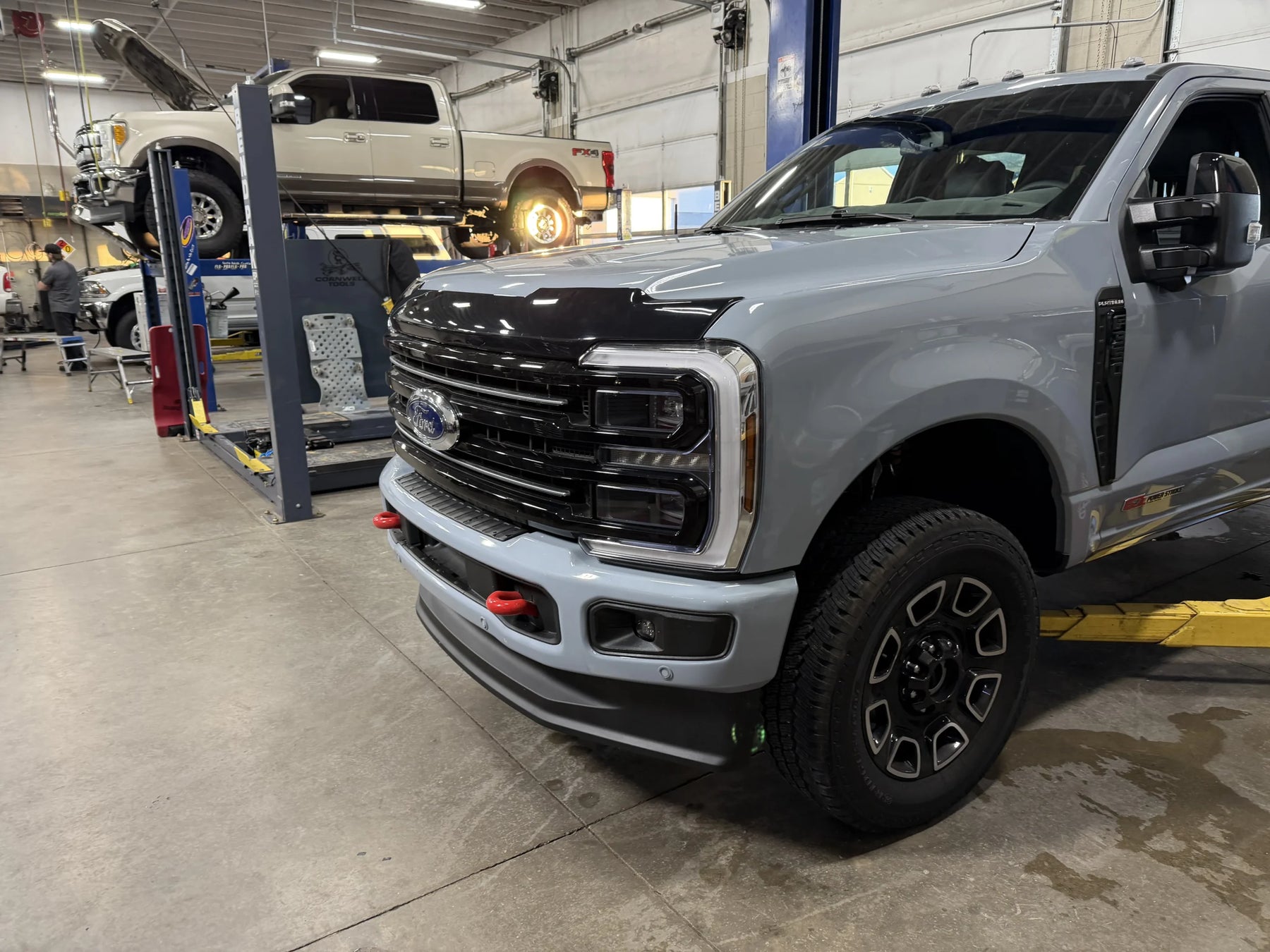 Diesel truck in the Smith Diesel shop